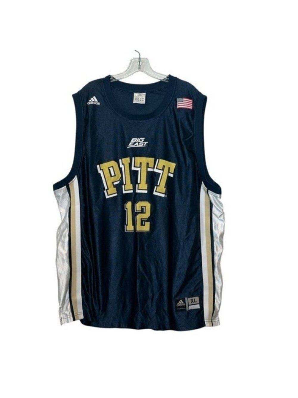 University of Pittsburgh Pitt‎ Panthers Adidas XL Basketball Jersey Y2K Vintage